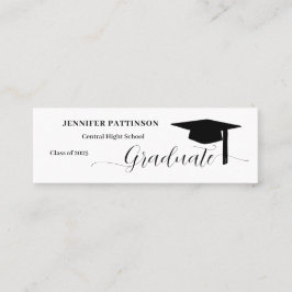 Personalized Graduation Graduate Name Telefonnummerkarte
