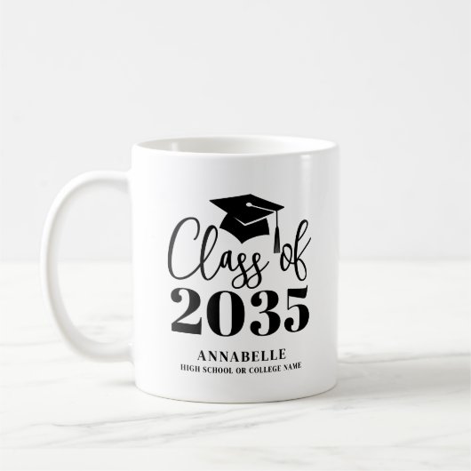 Personalized Graduation Kaffeetasse (Links)