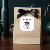 Personalized Graduation Labels for Celebration Quadratischer Aufkleber
