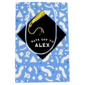 Personalized Graduation Medium Gift Bag Mittlere Geschenktüte (Vorderseite)