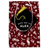 Personalized Graduation Medium Gift Bag Mittlere Geschenktüte (Vorderseite)