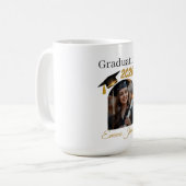 Personalized Graduation Mug – Class of 2026 Kaffeetasse (Vorderseite Links)