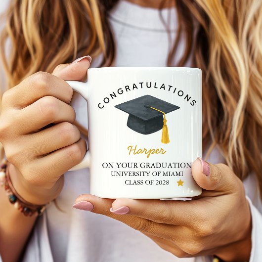 Personalized graduation mug, graduation gift kaffeetasse