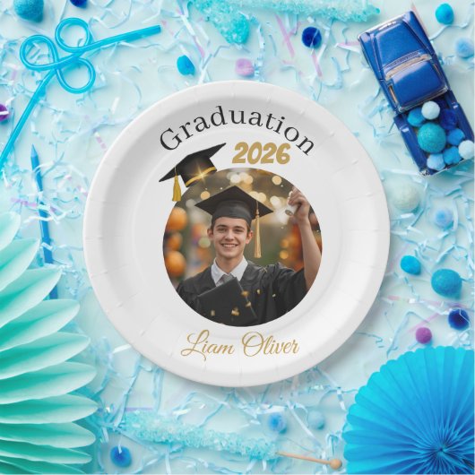 Personalized Graduation Paper Plates Class of 2026 Pappteller (Party)