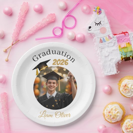 Personalized Graduation Paper Plates Class of 2026 Pappteller (Party)