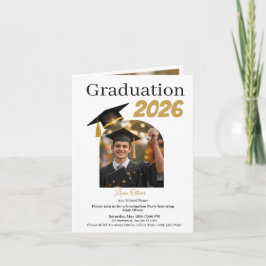 Personalized Graduation Party Photo Invitation  Feiertagskarte