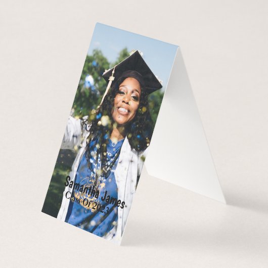 Personalized Graduation Photo and Name (Vorderseite)