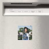 Personalized Graduation Photo and Name Magnet (In Situ (Geschirrspüler))