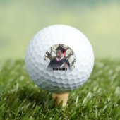 Personalized Graduation Photo Keepsake Memory Gift Golfball (Insitu T-Shirt)