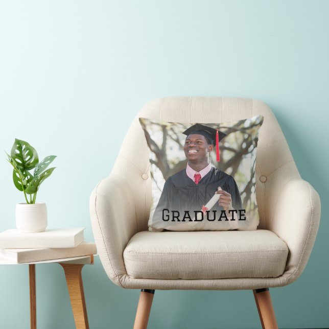 Personalized Graduation Photo Keepsake Memory Gift Kissen (Stuhl )