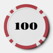 Personalized Graduation Photo Keepsake Memory Gift Pokerchips (Rückseite)