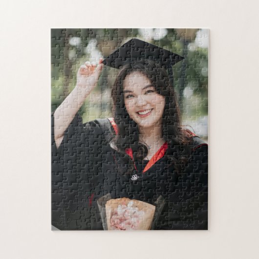 Personalized Graduation Photo Keepsake Memory Gift Puzzle (Vertikal)