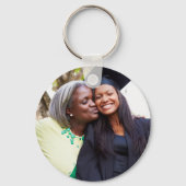 Personalized Graduation Photo Keepsake Memory Gift Schlüsselanhänger (Rückseite)