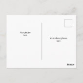 Personalized Graduation Postcard for Her – Custom  Postkarte (Rückseite)