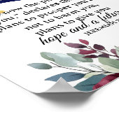 Personalized Graduation Poster with Name . Bible v (Ecke)