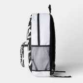 Personalized Graffiti Name Pattern — Custom Urban Bedruckter Rucksack (Rechts)