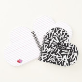 Personalized Graffiti Name Pattern — Custom Urban Notizblock (Innenseite)