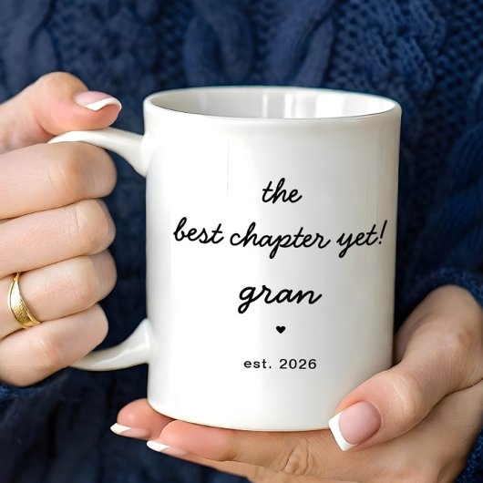 Personalized Gran Mug Best Chapter Yet Kaffeetasse