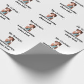 Personalized Granddaughter Grandpa Photo Geschenkpapier (Ecke)
