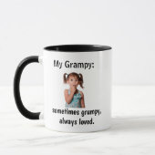 Personalized Granddaughter Photo Tasse (Links)