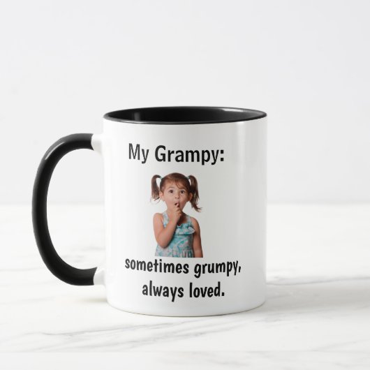 Personalized Granddaughter Photo Tasse (Links)