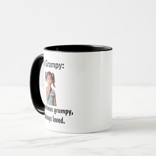 Personalized Granddaughter Photo Tasse (Vorderseite Links)