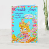 Personalized Granddaughter's Easter Greeting Card  Karte (Vorderseite)