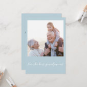 Personalized Grandfather's Day Card Karte (Vorderseite/Rückseite Beispiel)