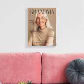 Personalized Grandma Canvas Photo Gift | Luxury  Leinwanddruck (Insitu (Wohnzimmer))