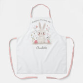 Personalized Grandma Easter Apron – First Easter Schürze (Vorderseite)