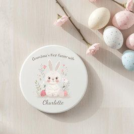 Personalized Grandma Easter Coaster – First Easter Getränkeuntersetzer