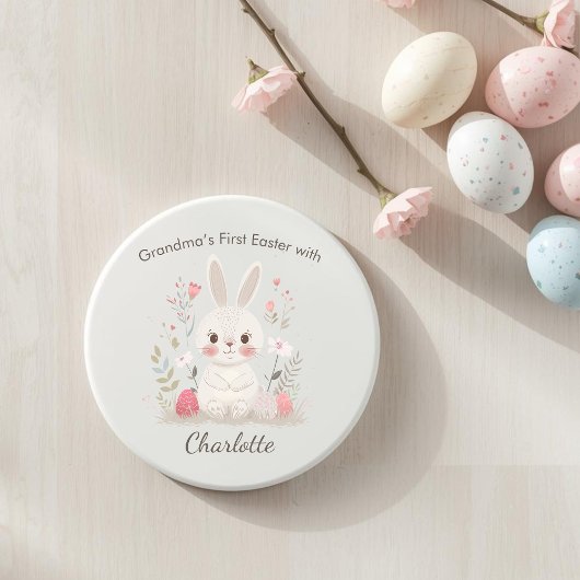 Personalized Grandma Easter Coaster – First Easter Getränkeuntersetzer