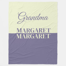  personalized grandma  fleecedecke