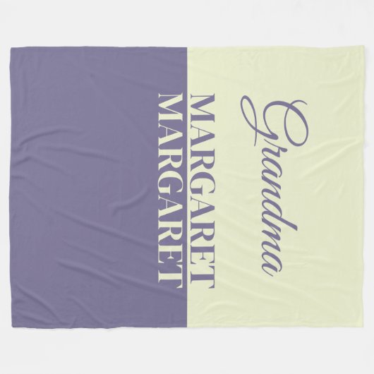  personalized grandma  fleecedecke (Vorderseite (Horizontal))