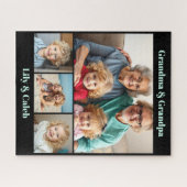Personalized Grandma, Grandpa and Grandkids Photo Puzzle (Horizontal)