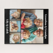 Personalized Grandma, Grandpa and Grandkids Photo Puzzle (Horizontal)