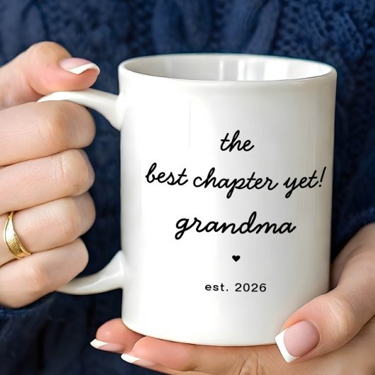 Personalized Grandma Mug Best Chapter Yet Kaffeetasse