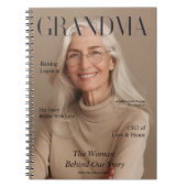 Personalized Grandma Notebook | Custom Photo Notizblock (Vorderseite)