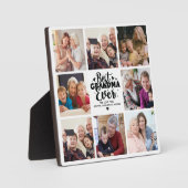 Personalized Grandma Photo | Best Grandma Ever Fotoplatte (Vorderseite)