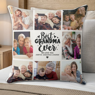 Personalized Grandma Photo | Best Grandma Ever Kissen
