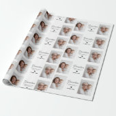Personalized Grandma Photo  Custom  Geschenkpapier (Ungerollt)