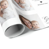 Personalized Grandma Photo  Custom  Geschenkpapier (Rolleneckpunkt)