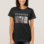 Personalized Grandma Photo T-Shirt (Vorderseite)