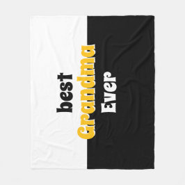 personalized grandma retro Fleece Blanket