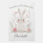 Personalized Grandma’s First Easter Kitchen Towel Geschirrtuch (Vertikal)