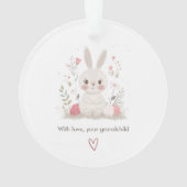Personalized Grandma’s First Easter  Ornament (Rückseite)