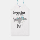 Personalized Grandma Shark Doo Doo Doo Geschenkanhänger (Vorderseite)