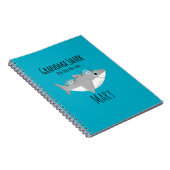 Personalized Grandma Shark Doo Doo Doo Notizblock (Rechte Seite)