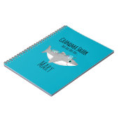 Personalized Grandma Shark Doo Doo Doo Notizblock (Linke Seite)