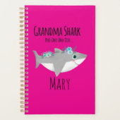 Personalized Grandma Shark Doo Doo Doo Planer (Vorderseite)